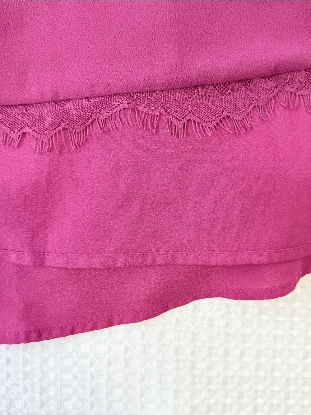Dress the Population Corey Dress Dark Magenta Purple Midi Fit & Flare Size XL - Picture 9 of 15